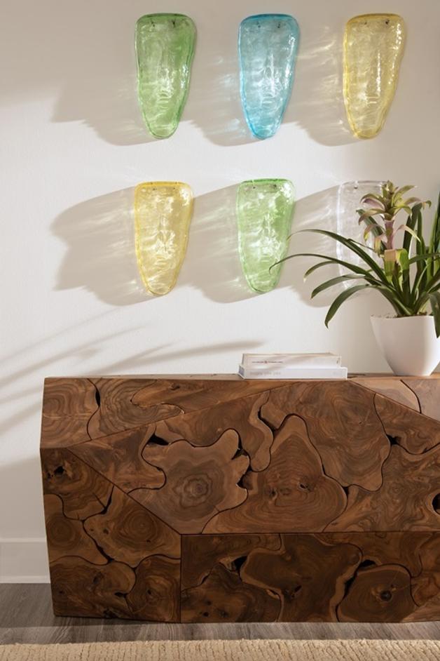 Prism Console Table, Natural by Phillips Collection