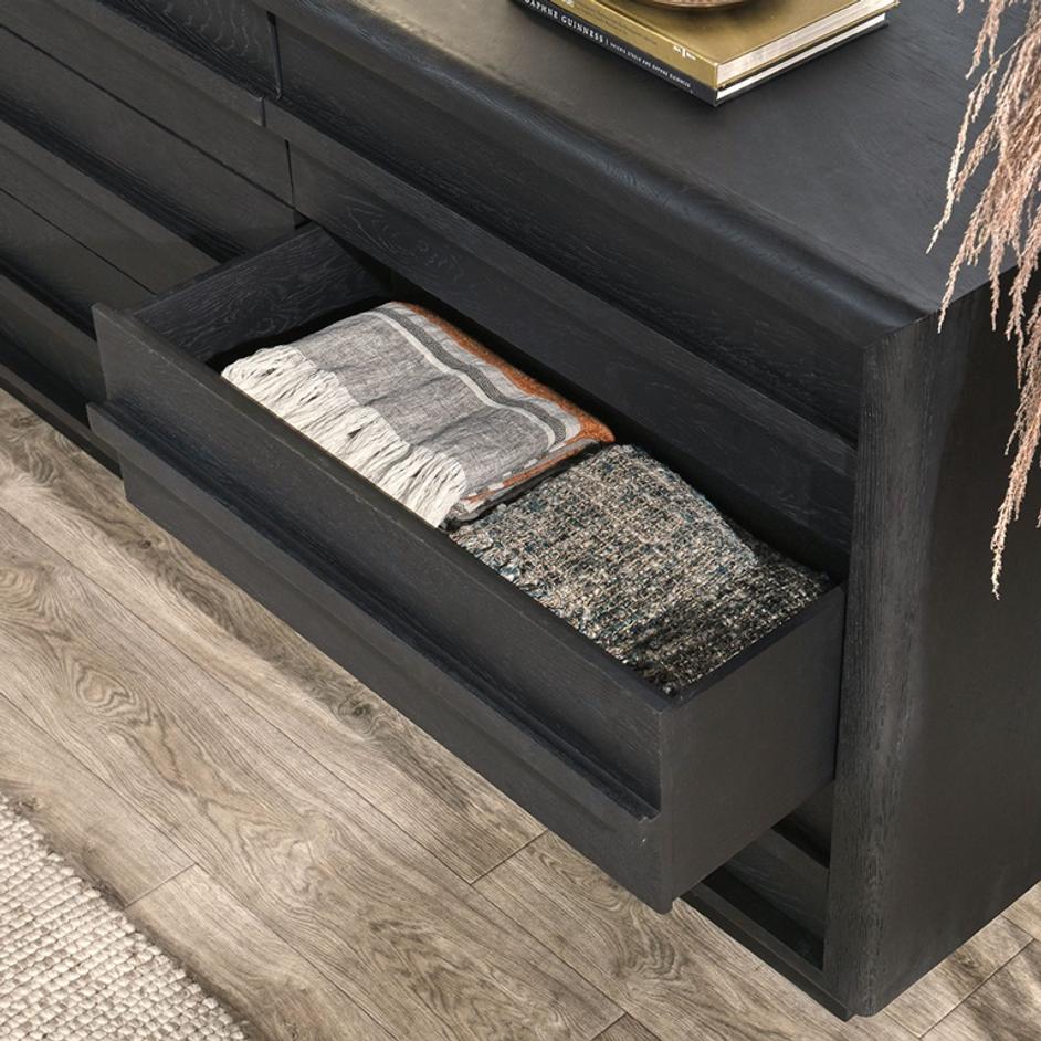 Sedona 6Dwr Dresser Black by Classic Home