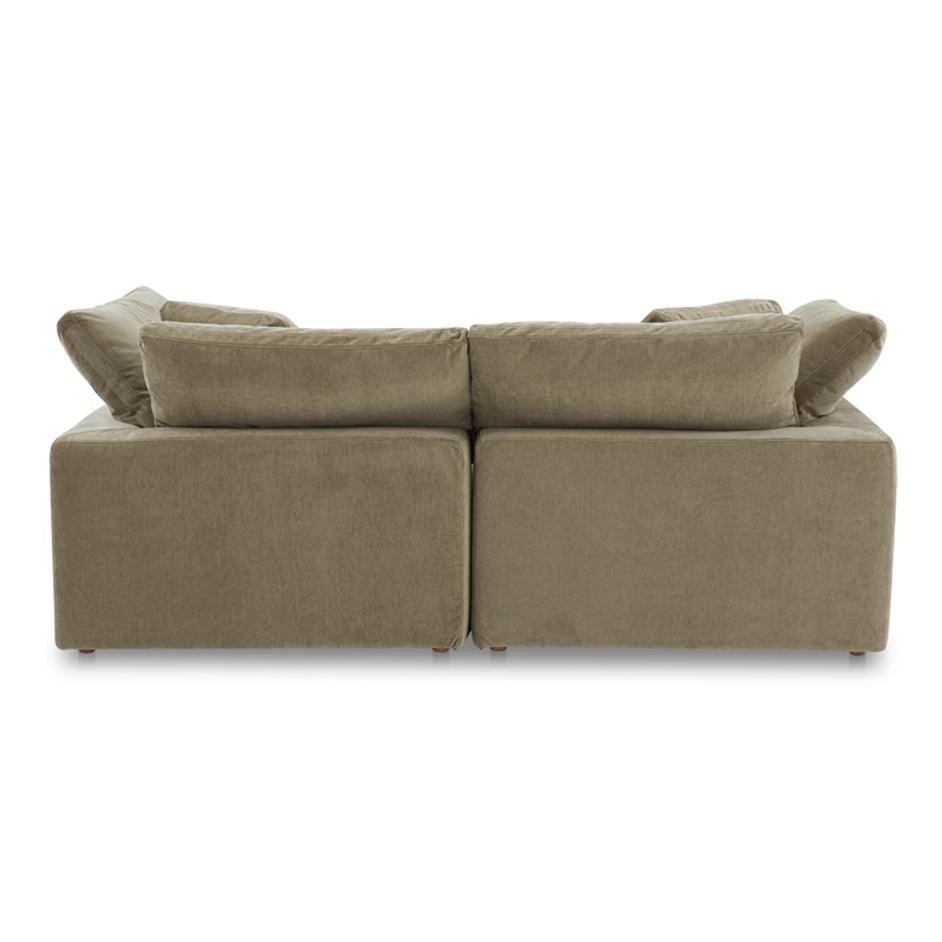 TERRA NOOK MODULAR SECTIONAL PERFORMANCE FABRIC DESERT SAGE by Moes Home