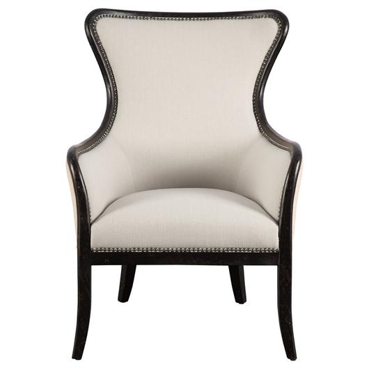 Sandy Wing Back Armchair by Uttermost