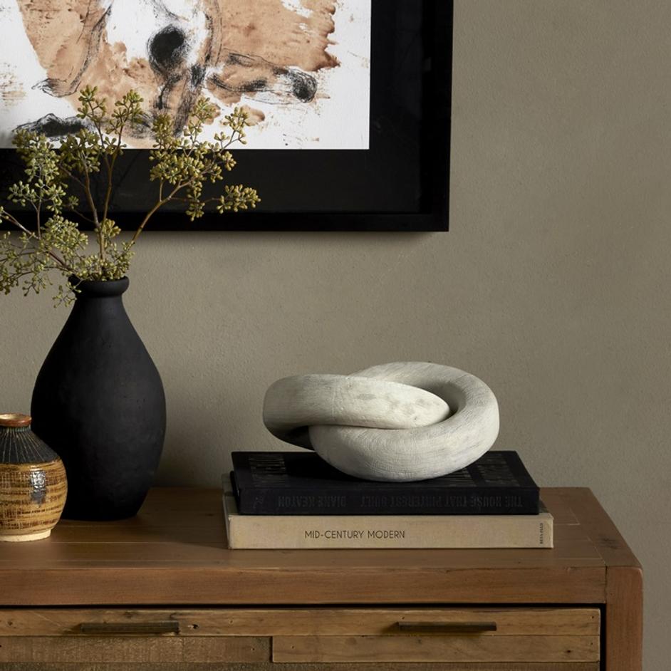 Reclaimed Wood Knot In Ivory by FOUR HANDS