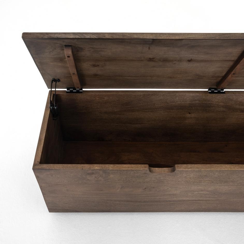 Duncan Trunk In Aged Brown by FOUR HANDS