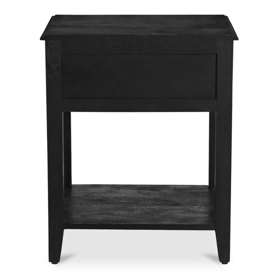 Corrine Nightstand Antique Black by Moes Home