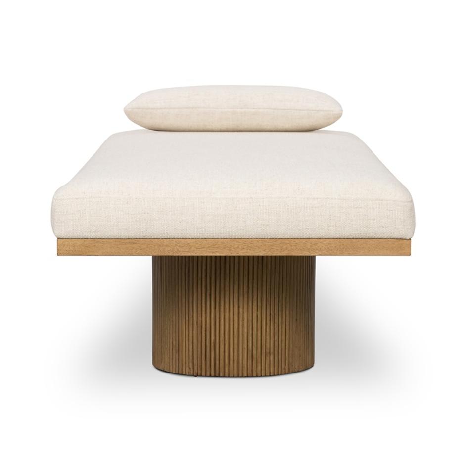 Jakobi Chaise In Thames Cream by FOUR HANDS