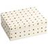 Dot Crown Container in White and Brass by Cyan Design