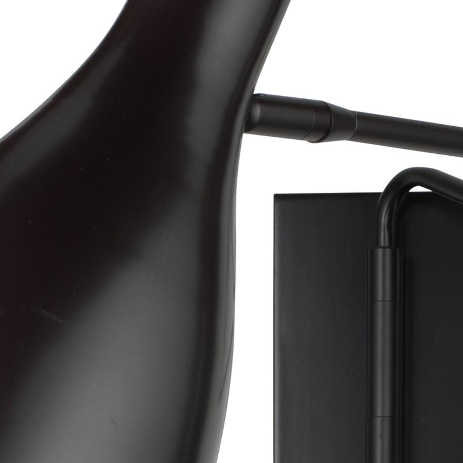 Lenz Swing Arm Wall Sconce, Bronze by Jamie Young