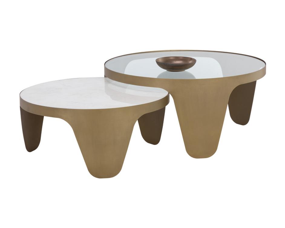 MYSARIA NESTING COFFEE TABLES (SET OF 2) by Sunpan
