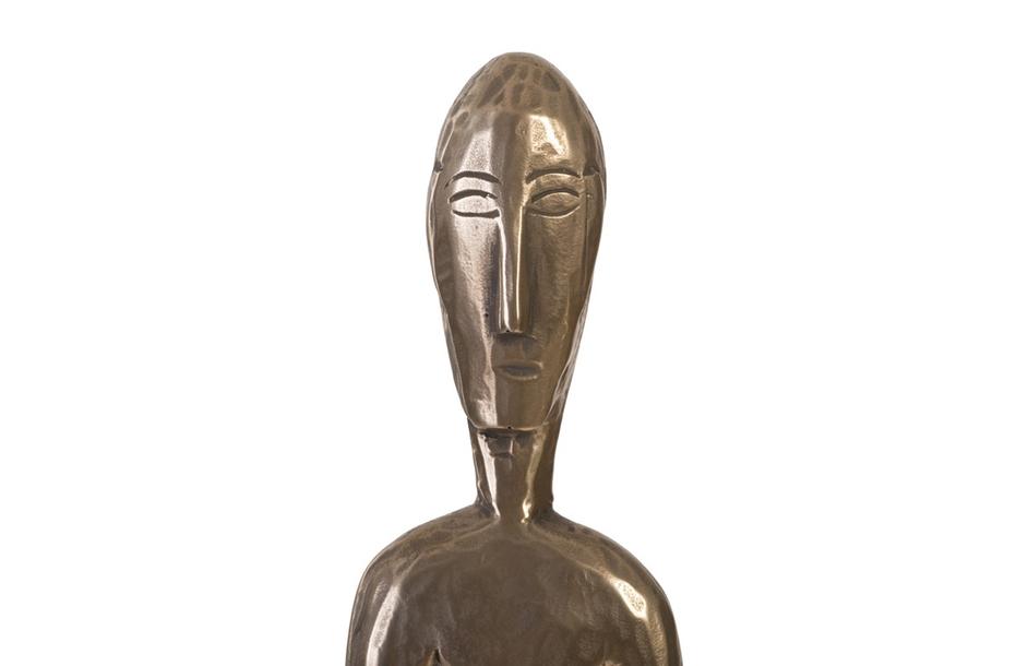 Bulol Sculpture, Polished Bronze, Small by PHILLIPS COLLECTION