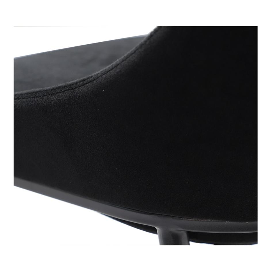 SEDONA DINING CHAIR SHADOWED BLACK VELVET-M2 by Moes Home