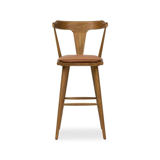 Ripley Bar + Counter Stool - Whiskey Saddle by Four Hands