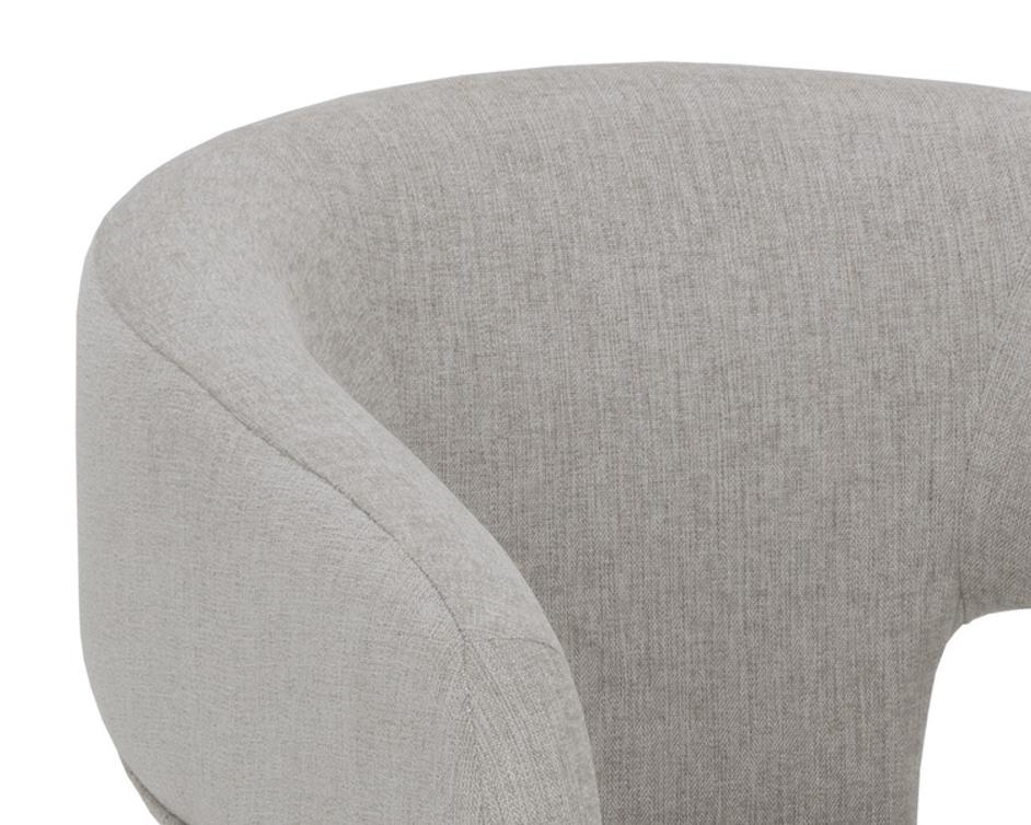 ISIDORE DINING ARMCHAIR - ERNST SANDSTONE by Sunpan