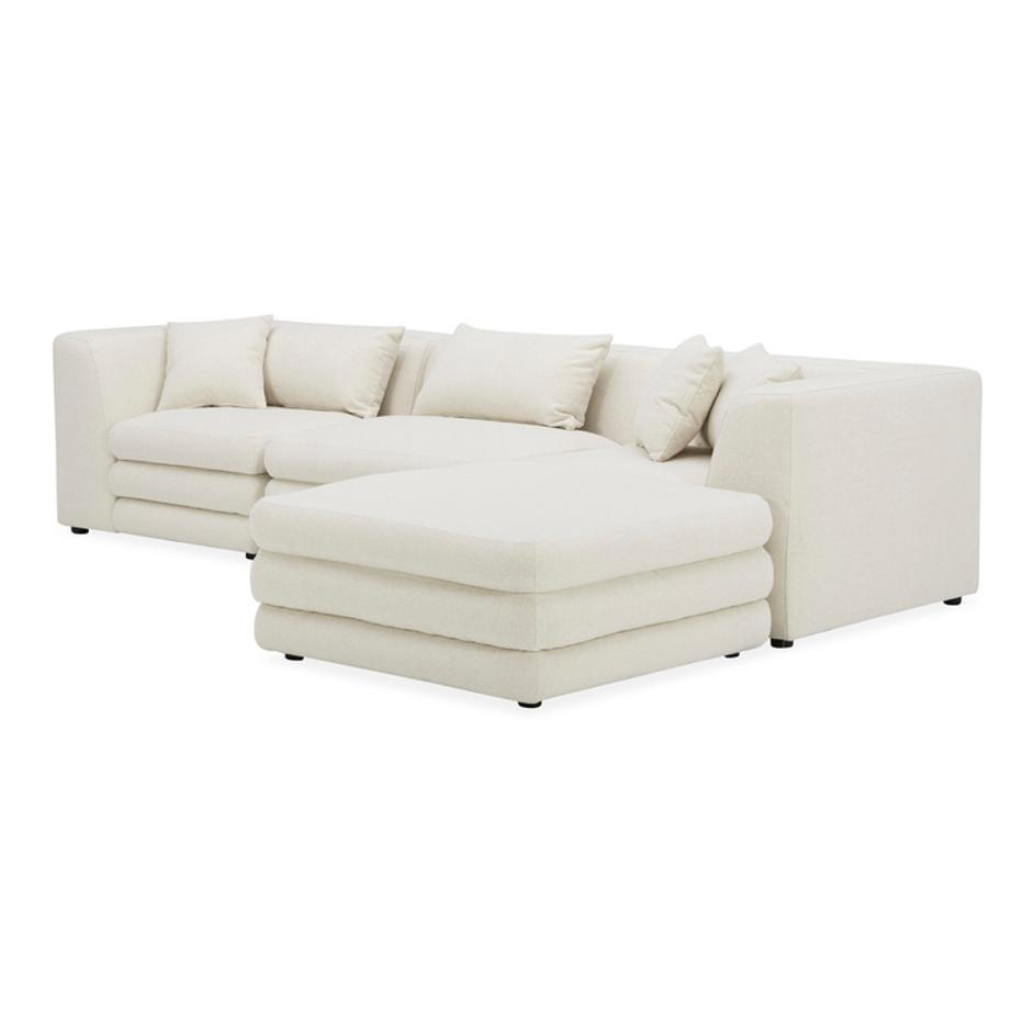 Lowtide Lounge Modular Sectional Warm White by Moes Home