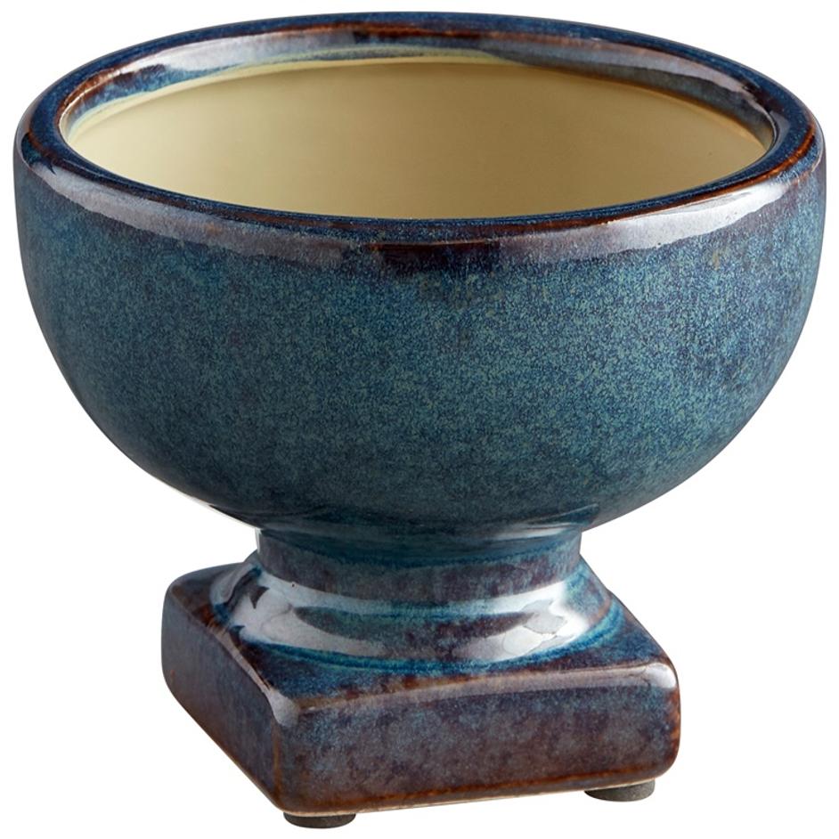 Small Big Sky Planter in Blue Glaze by Cyan Design