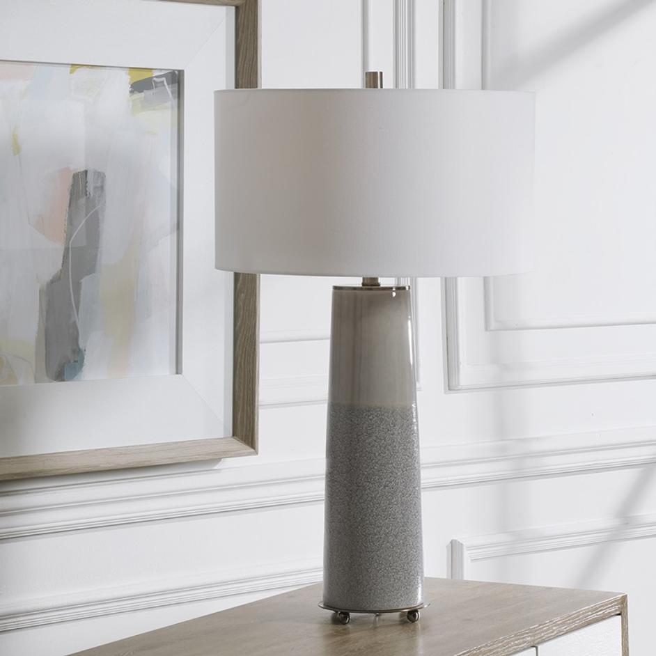 Abdel Gray Glaze Table Lamp by Uttermost