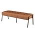 Venturi Tufted Bench In Vintage Cider by New Pacific Direct