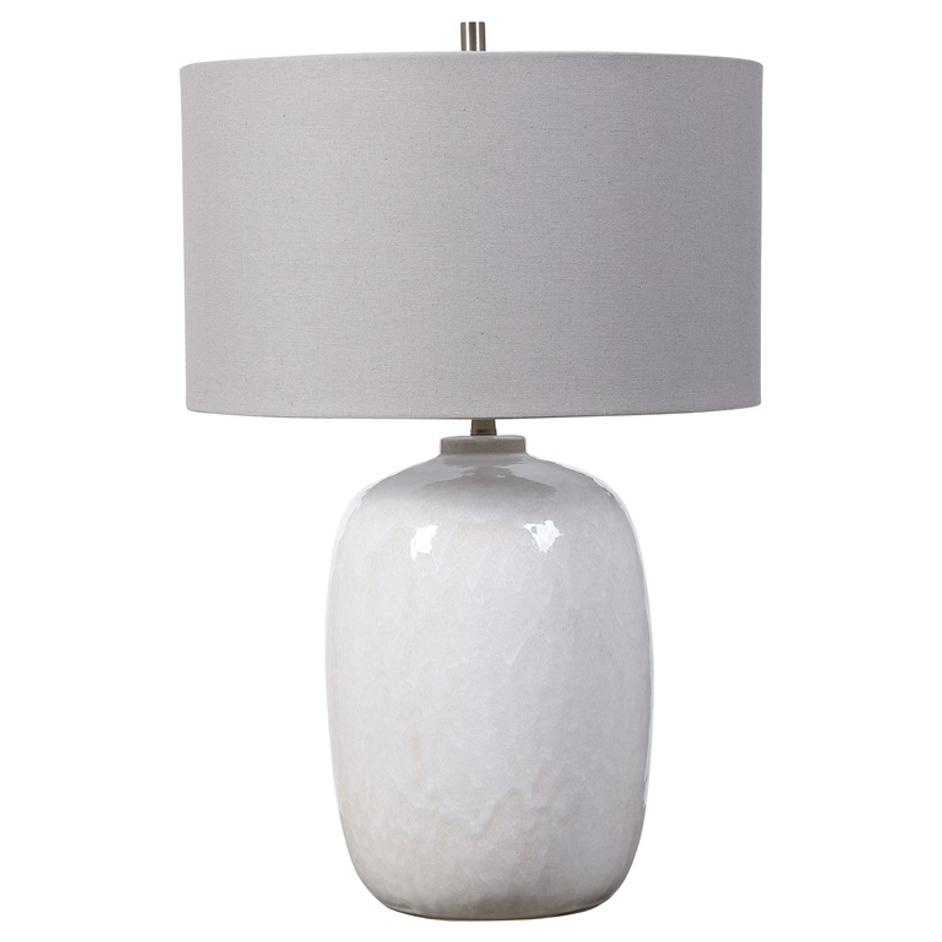 Winterscape White Glaze Table Lamp by Uttermost