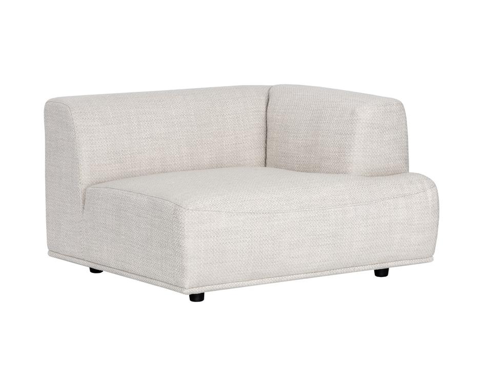 Darren Modular - Right Armchair - Moto Stucco by Sunpan