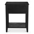 Corrine Nightstand Antique Black by Moes Home