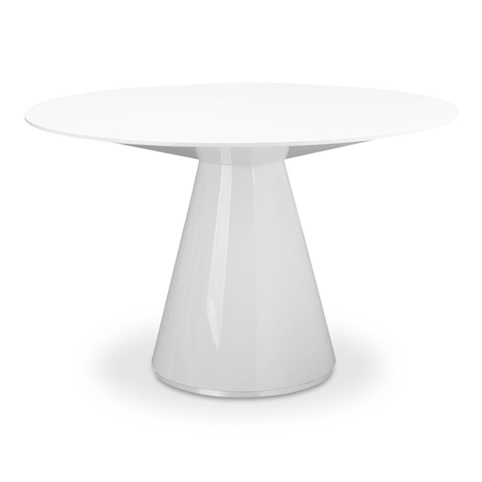 OTAGO DINING TABLE ROUND WHITE by Moes Home
