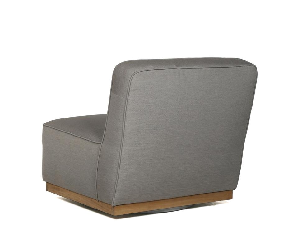 Carbonia Swivel Lounge Chair - Pallazo Taupe by Sunpan