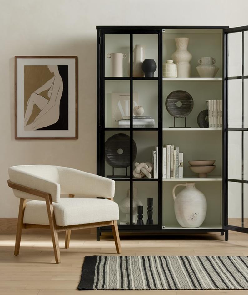 Lexington Cabinet In Black by FOUR HANDS