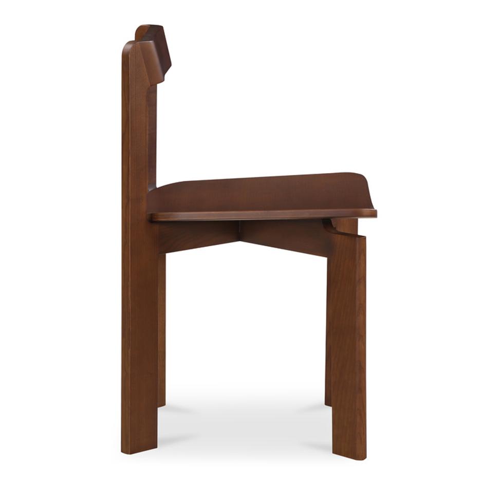 Daifuku Dining Chair Brown – Set Of Two by Moes Home