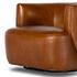 Mila Swivel Chair In Riviera Cognac by FOUR HANDS