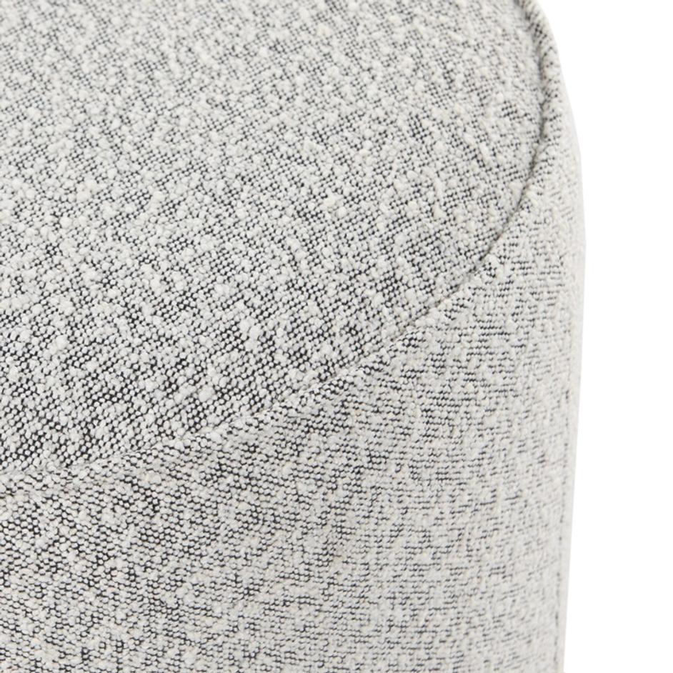 Sinclair Round Ottoman In Knoll Domino by FOUR HANDS