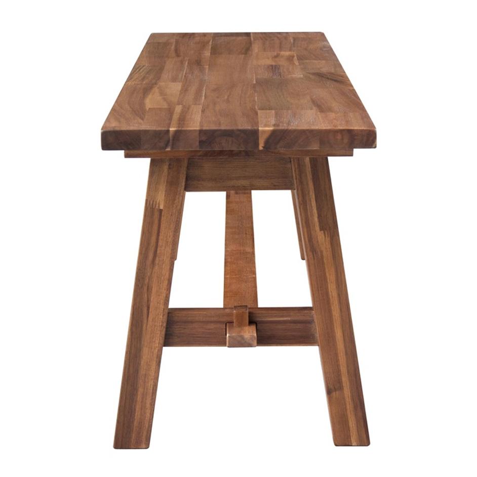 Bedford 59" Bench "A" Base In Brushed Brown  by New Pacific Direct