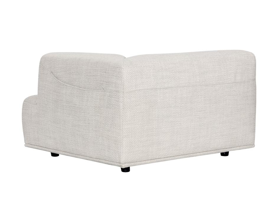 Darren Modular - Right Armchair - Moto Stucco by Sunpan