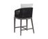 CAPRI COUNTER STOOL - SMOKE GREY - COPACABANA MARBLE by Sunpan