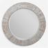 Repose Whitewash Round Mirror by Uttermost
