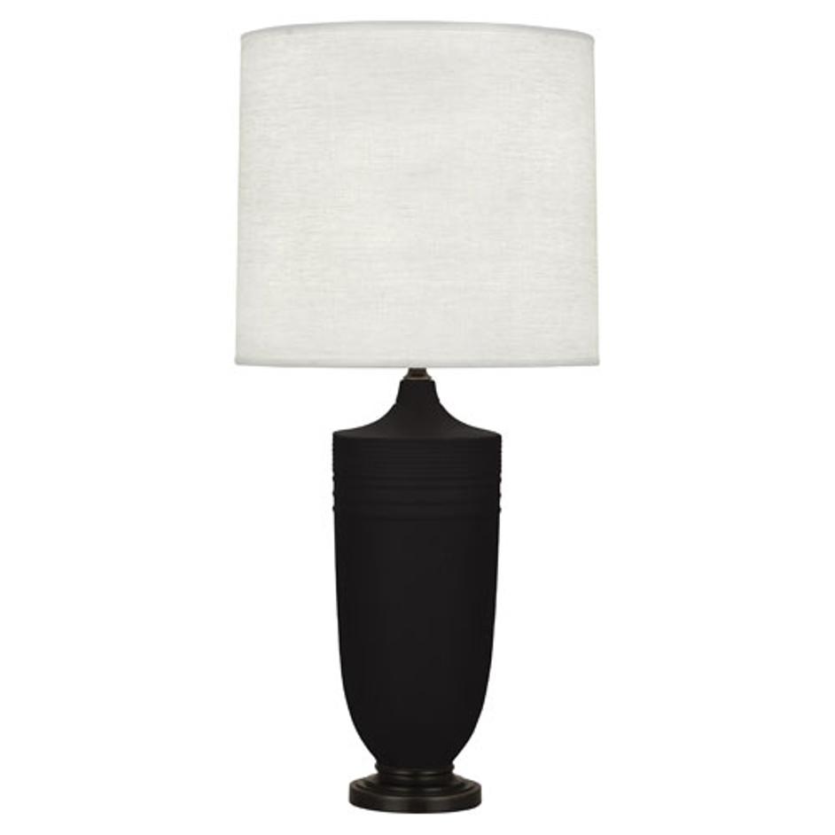 Matte Dark Coal Michael Berman Hadrian Table Lamp by Robert Abbey