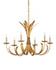 Bette Gold Chandelier In Grecian Gold Leaf by Currey & Company