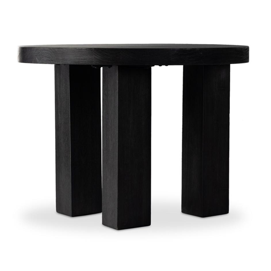 Mesa End Table - Ebony Parawood by Four Hands