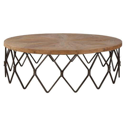 Chain Reaction Wooden Coffee Table by Uttermost