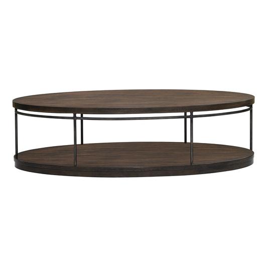 Dark Wood Industrial Cocktail Table by Pulaski Furniture