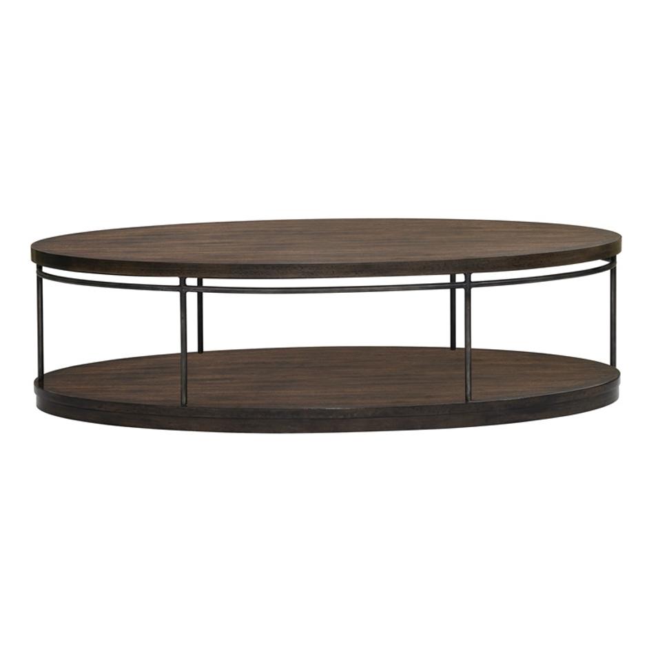 Dark Wood Industrial Cocktail Table by Pulaski Furniture