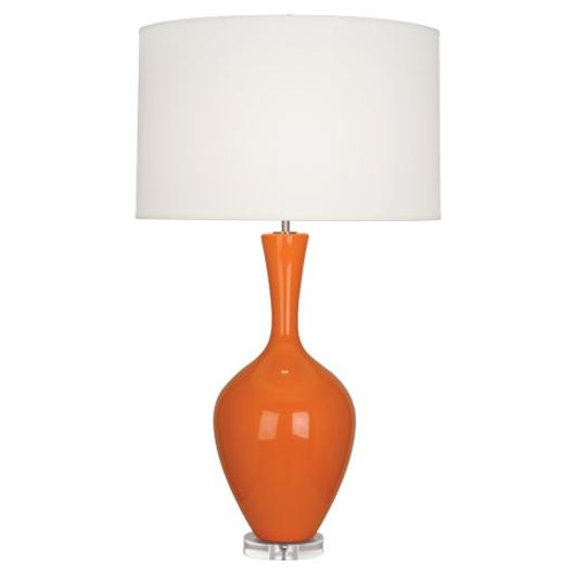 Pumpkin Audrey Table Lamp by ROBERT ABBEY
