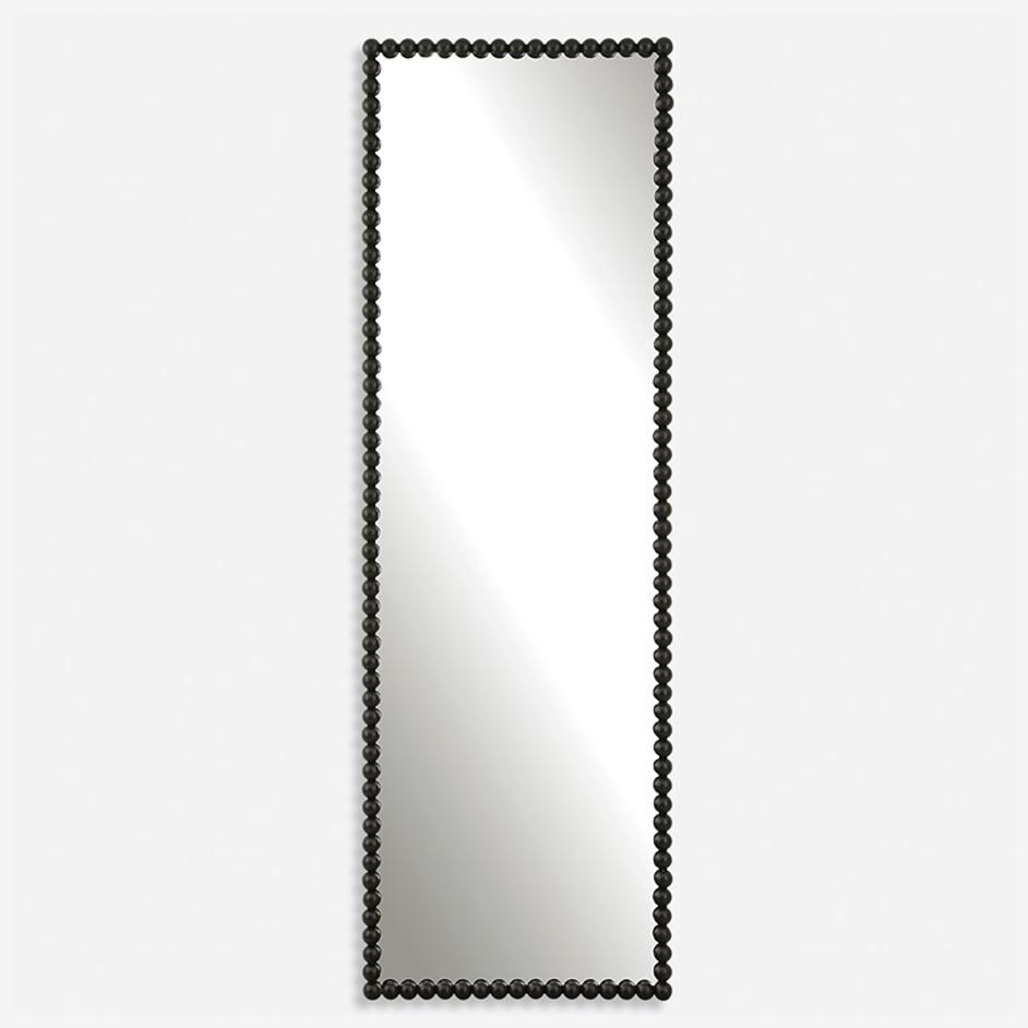 Serna Black Tall Mirror by Uttermost