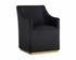 Zane Wheeled Lounge Chair - Abbington Black by Sunpan