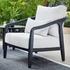Aria Outdoor Accent Chair Black by Classic Home