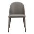BURTON PU DINING CHAIR GREY by Moes Home