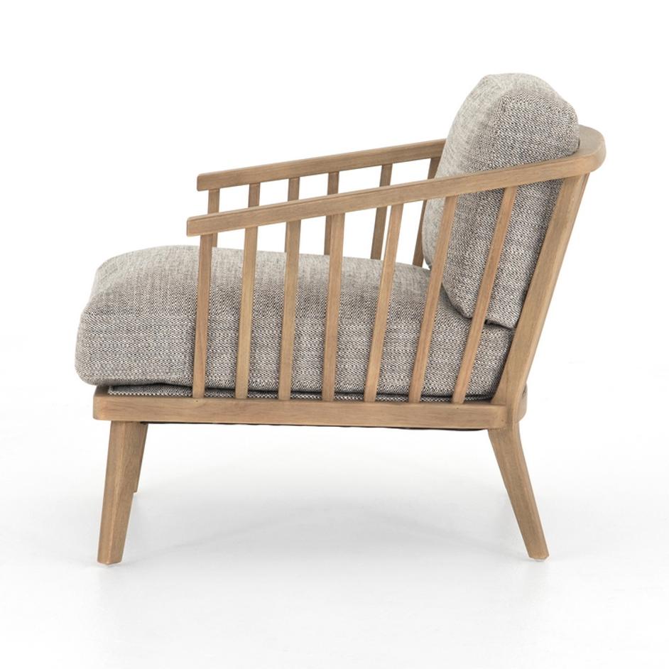 Ariel Chair In Thames Coal by FOUR HANDS