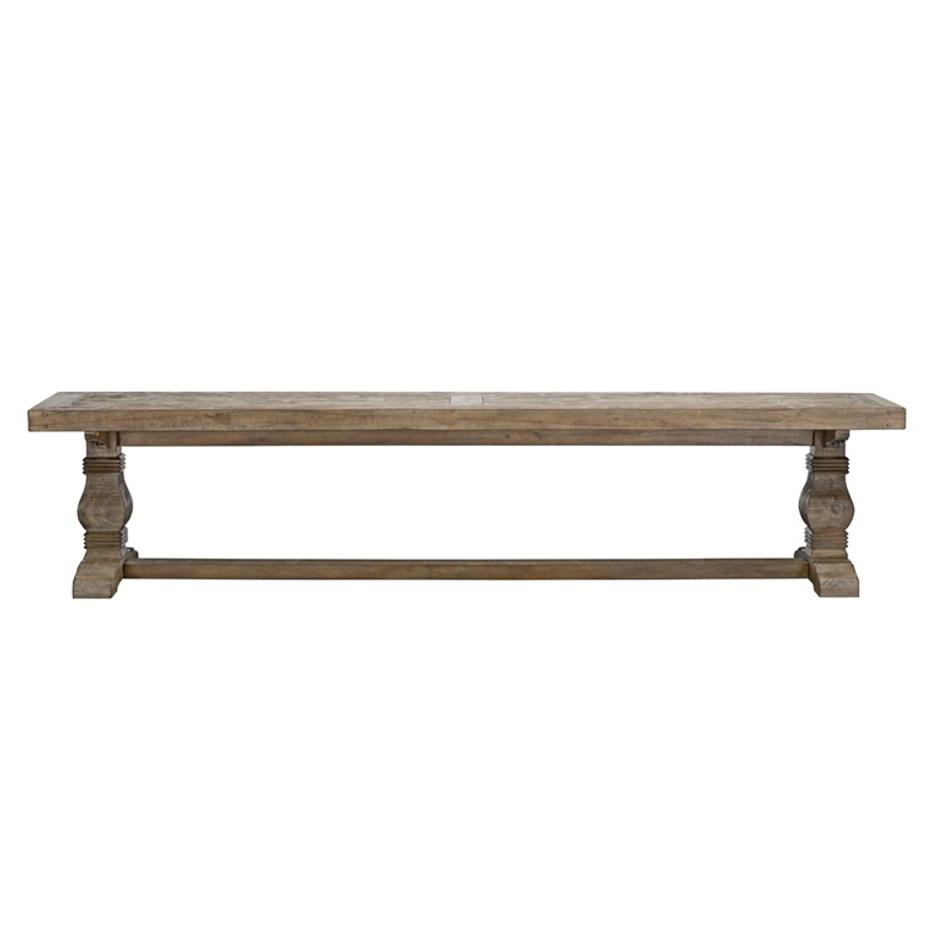 Caleb 83" Bench Desert Gray by Classic Home