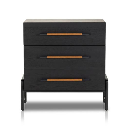 Rosedale 3 Drawer Dresser - Ebony Oak Veneer by Four Hands