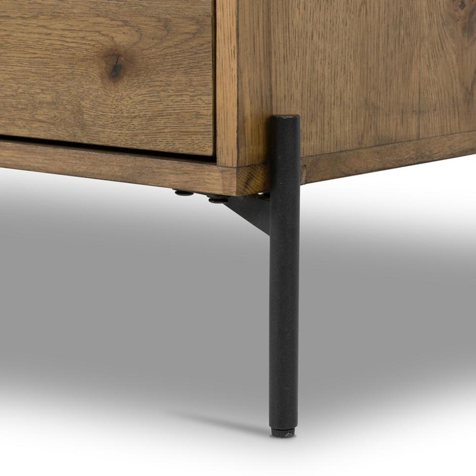 Eaton Large Nightstand - Amber Oak Resin by Four Hands