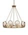 MarjieScope Chandelier In Antique Brass by Currey & Company