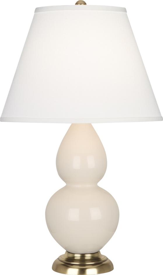 Bone Small Double Gourd Accent Lamp by Robert Abbey