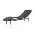 Portia Outdoor Chaise Lounge In Coal by FOUR HANDS